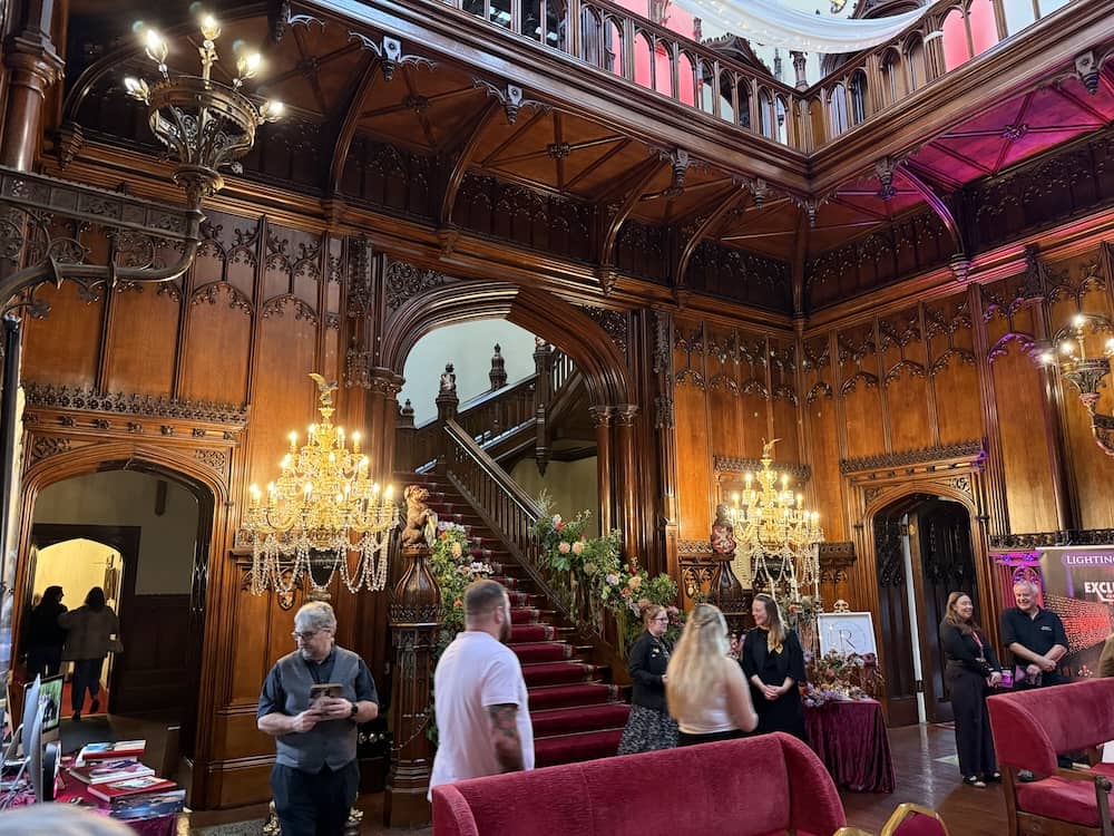 Wedding suppliers exhibiting inside Allerton Castle