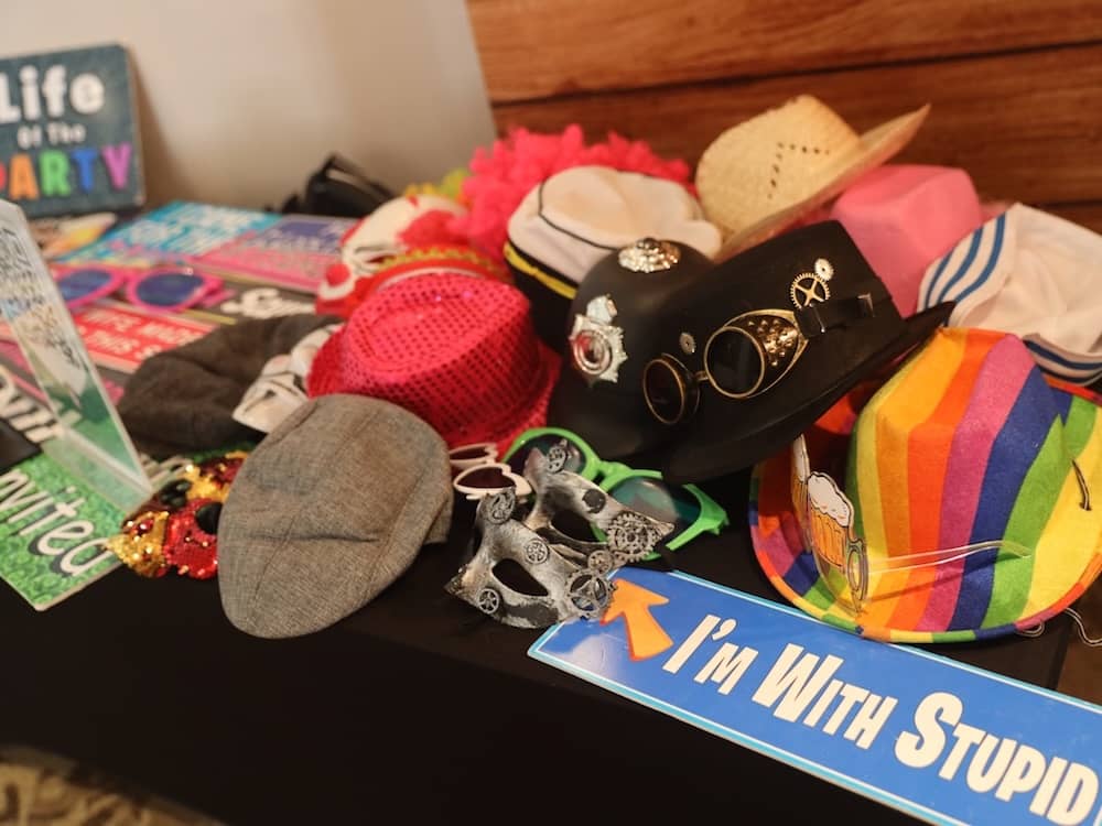 Magic Mirror props at The Bridge Hotel Walshford open evening