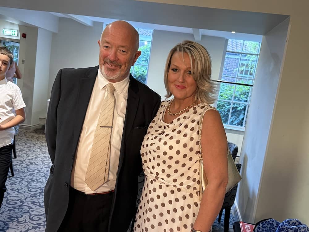 Wedding guests at the Magic Mirror