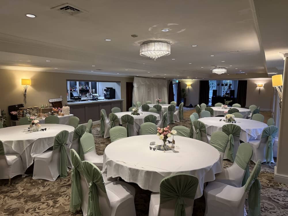 Ribston Suite wedding reception at The Bridge