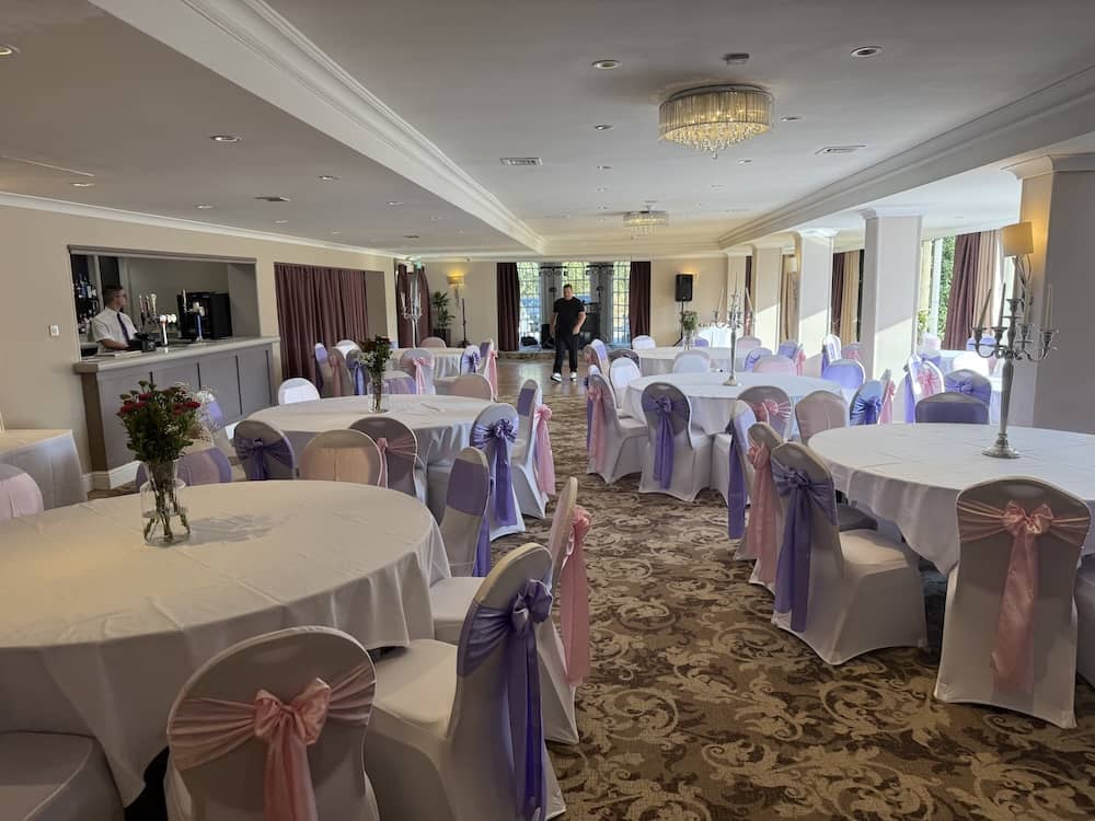 Ribston Suite at The Bridge arranged for Katie and Josef's Happily Ever After Party