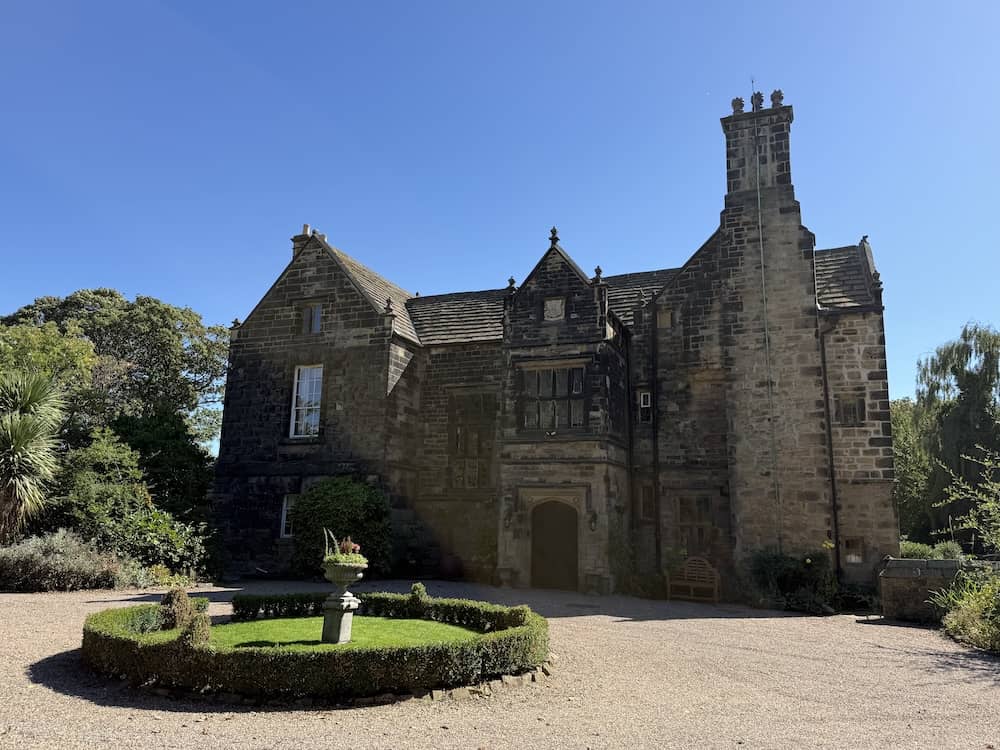 Historic exterior of Hodroyd Hall near Barnsley