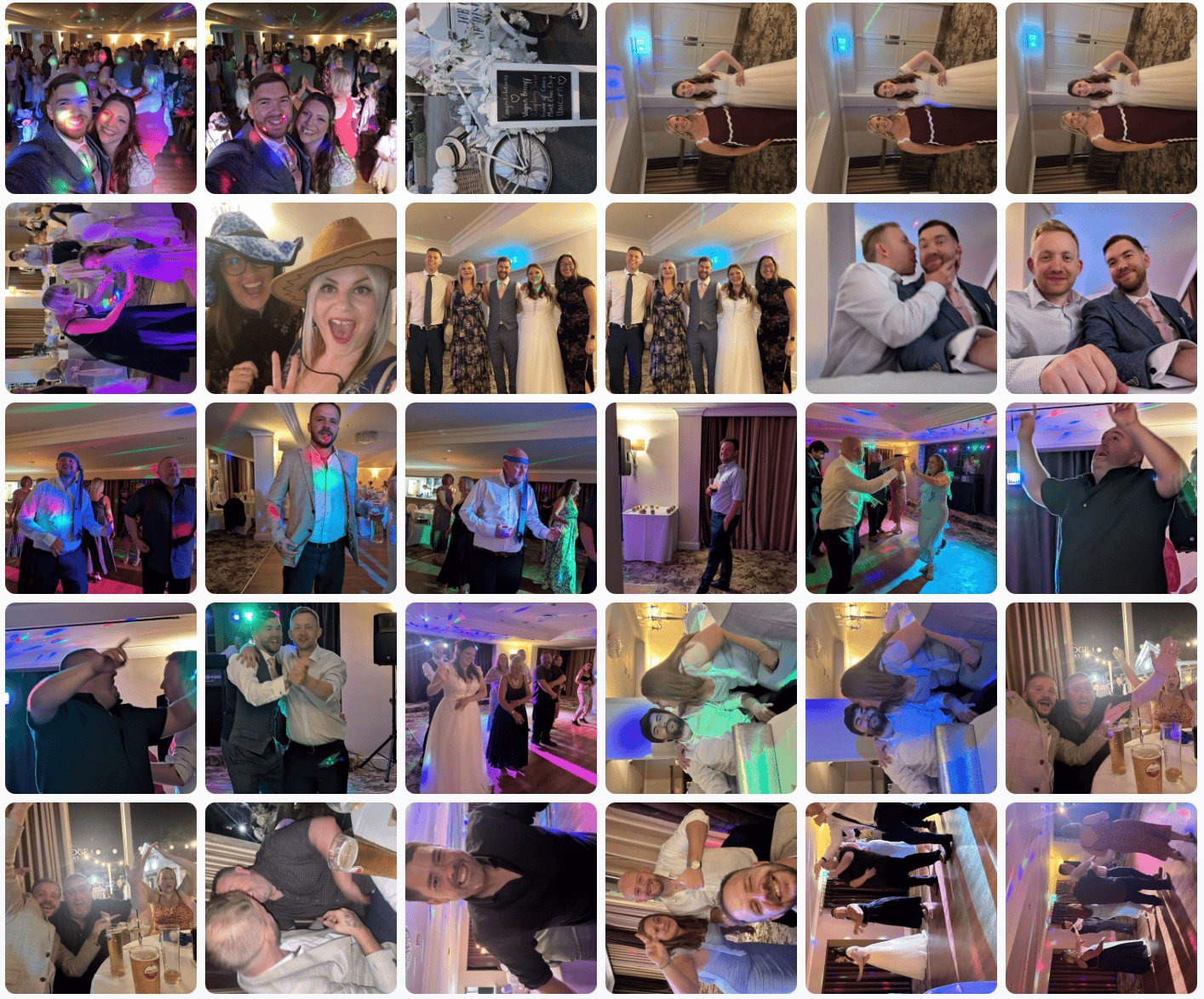 Guest photographs shared through Yorkshire Magic Memories at Katie and Josef's wedding