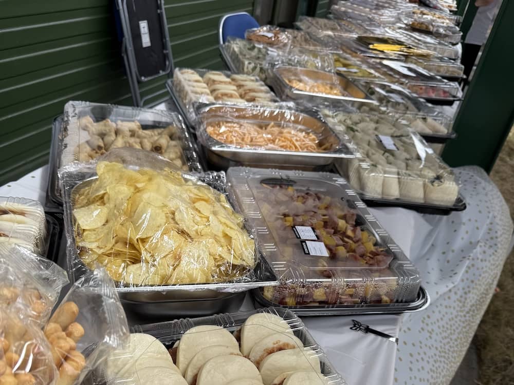 Food and refreshments at the Families Together Event