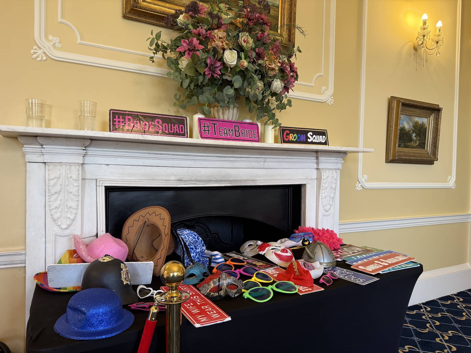 Magic Mirror at Josh and Ali's wedding at Owston Hall in Doncaster