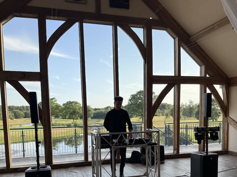View from the internal balcony at Sandburn Hall