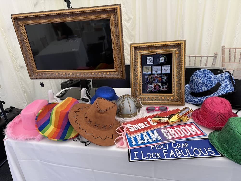 Magic Mini setup during the Woodsome Hall Wedding Fayre