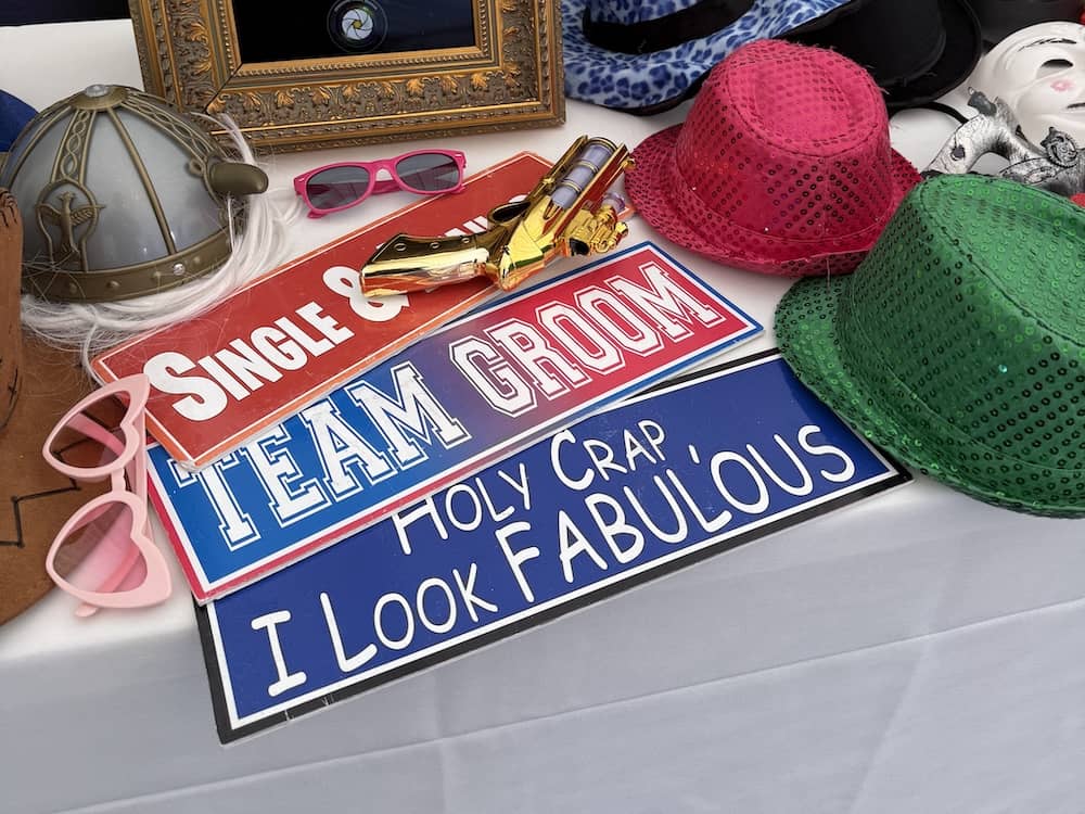 Selection of Magic Mirror props on display at Woodsome Hall