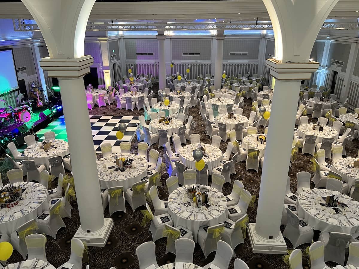 Queens Hotel Leeds 2022 Charity Ball Function Room