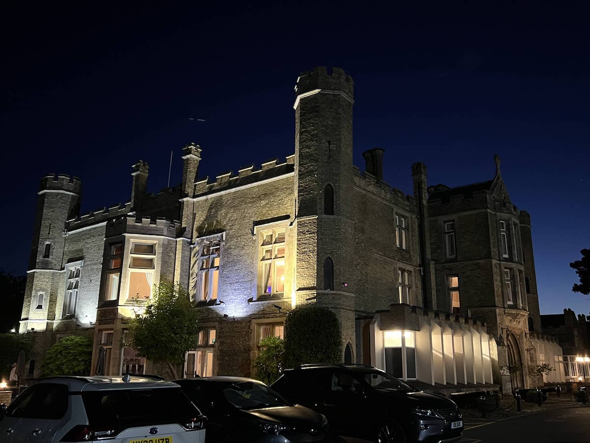 Cave Castle At Night