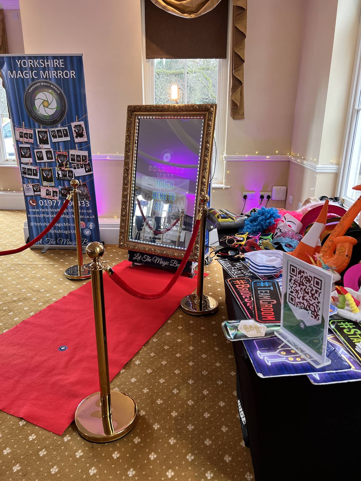 Solberge Hall Wedding Fayre February 2023 Setup