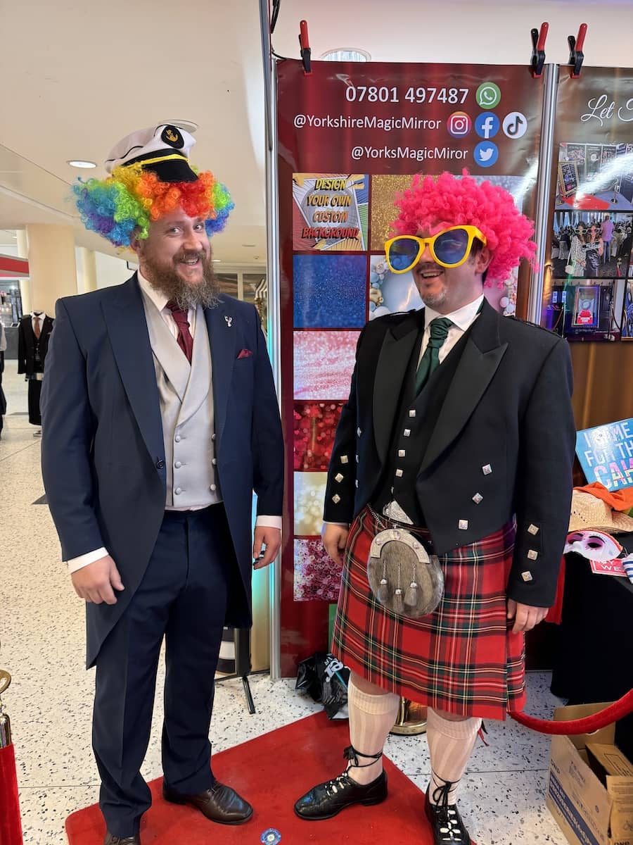 UK Wedding Event York Racecourse Boys Being Boys In Kilts October 2023