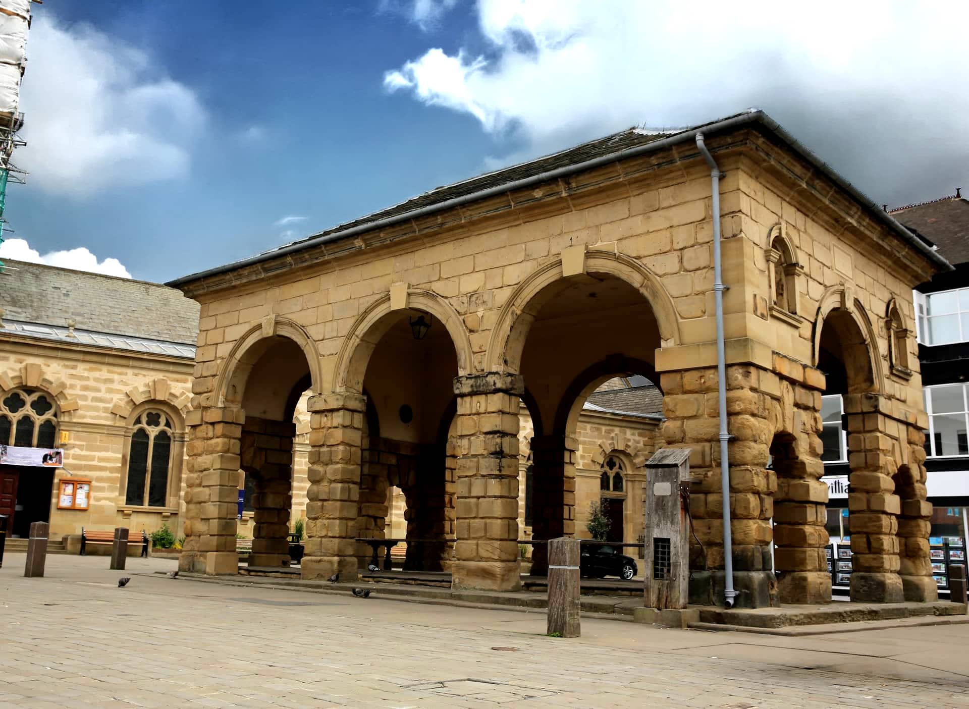 Pontefract Castle ruins in West Yorkshire
