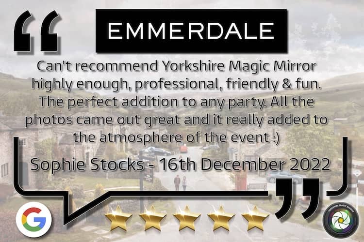 Emmerdale Christmas Drinks Party 2022 Sheaf St Leeds