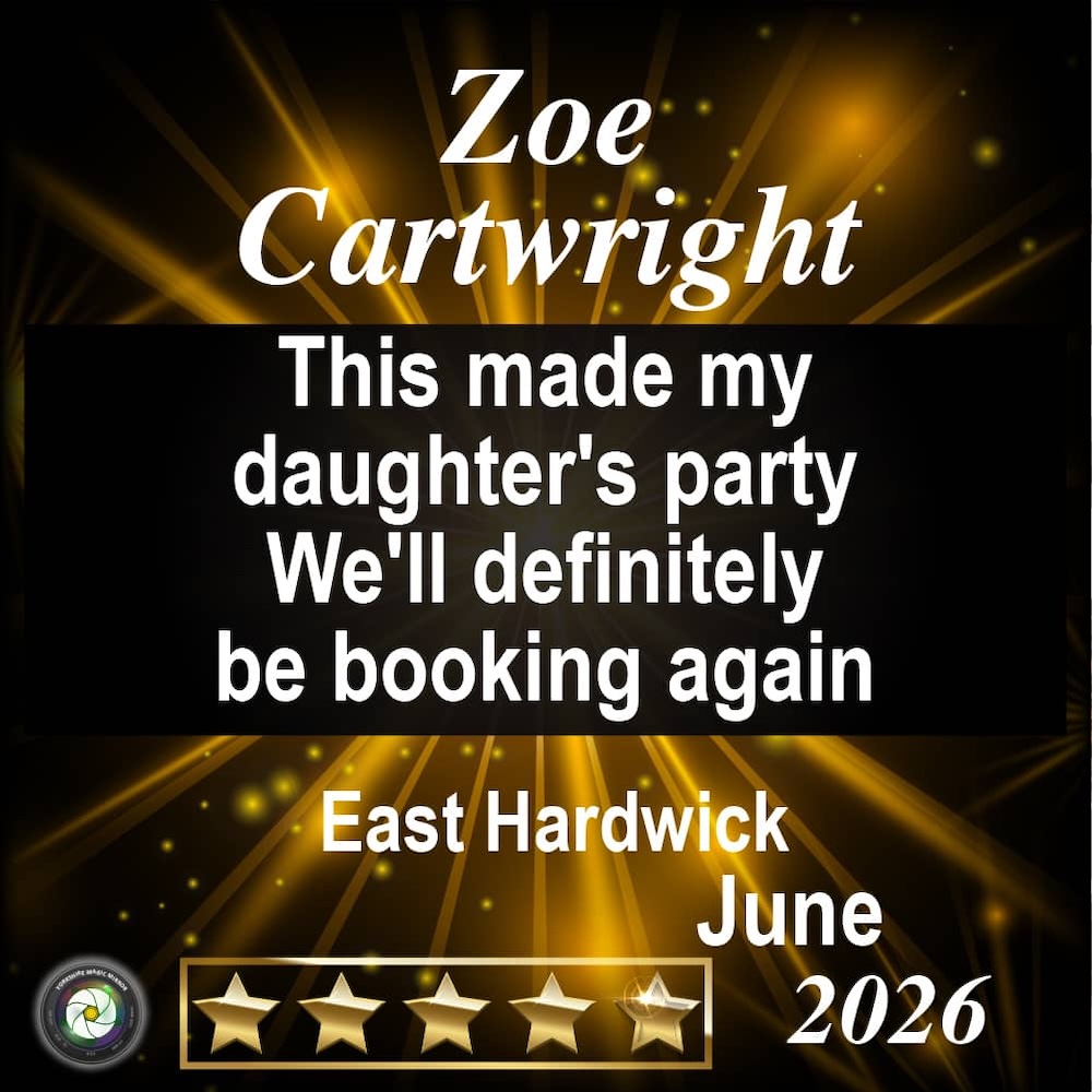 5-star review from Zoe Cartwright for Magic Mini and Magic Mobile