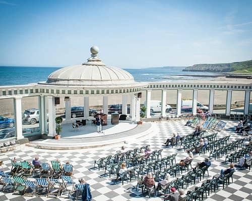 Scarborough coastal town with sea views