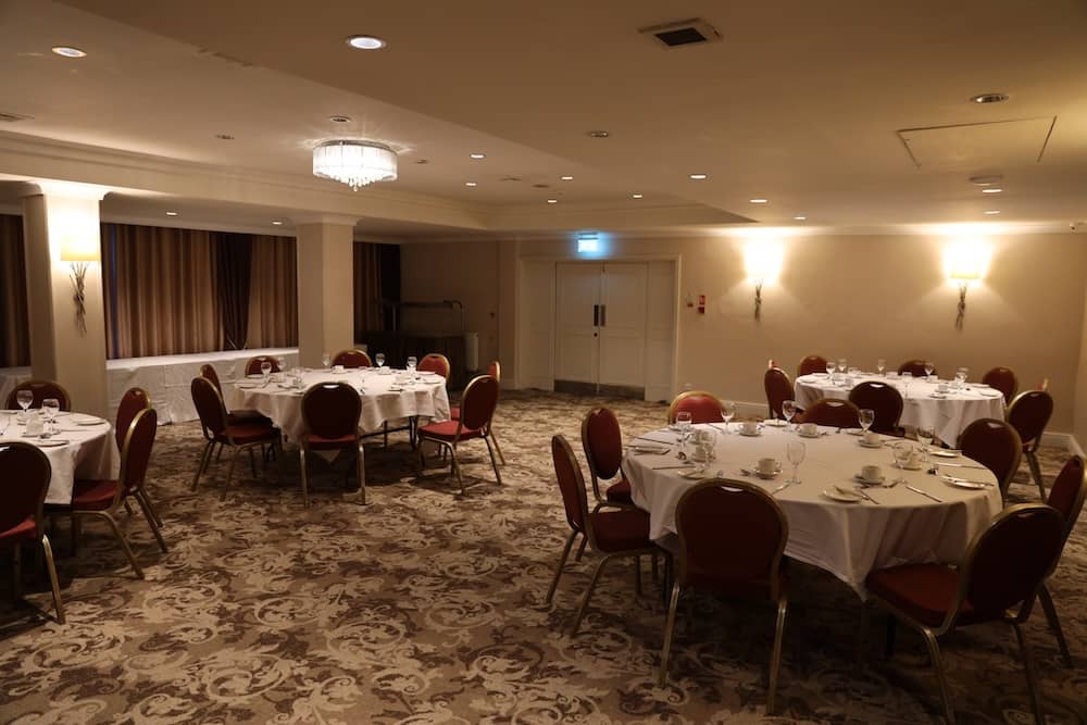 Wedding breakfast room at The Bridge Hotel & Spa Wetherby