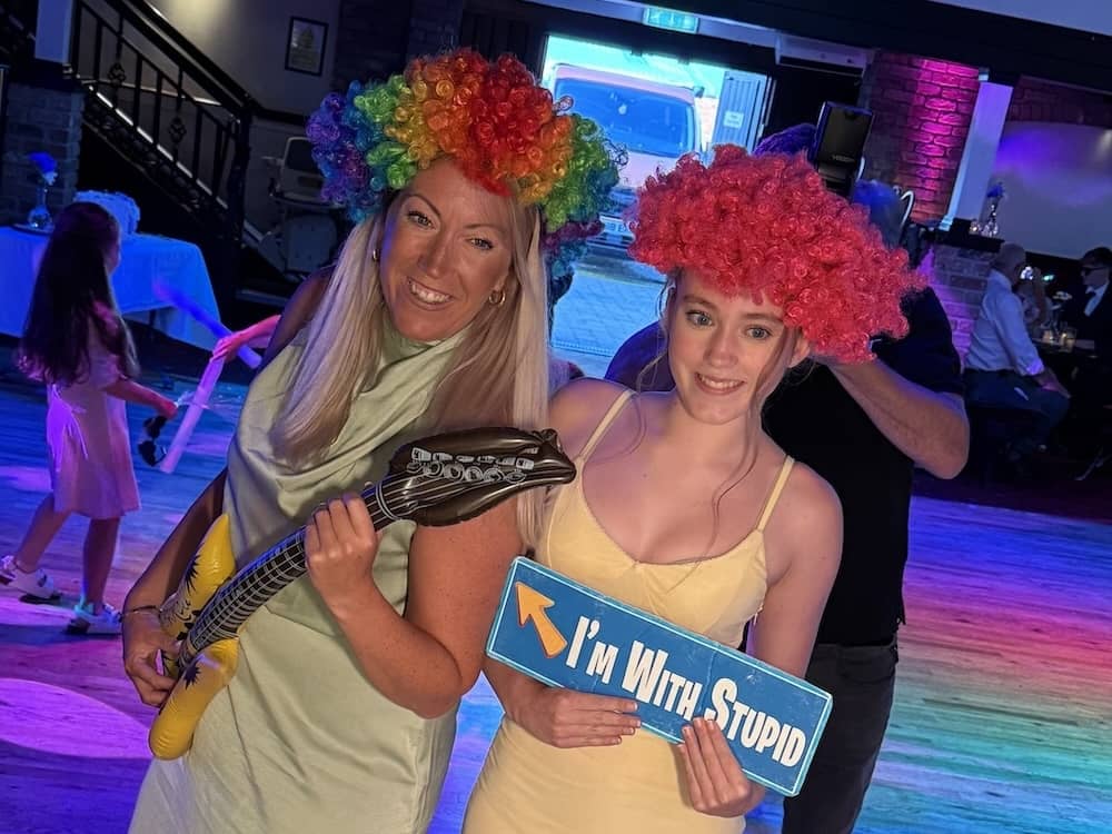 Party guests using the photo booth at The Engine Shed Wetherby