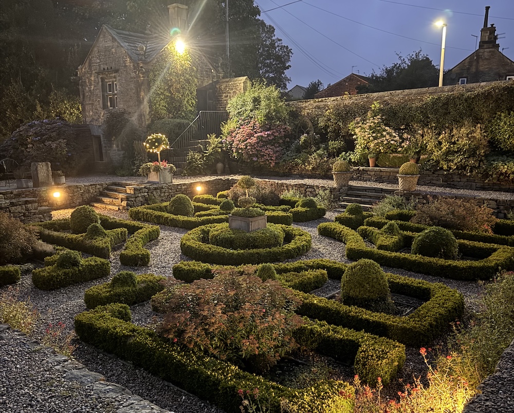 Wedding guests using the Magic Mirror at Holdsworth House