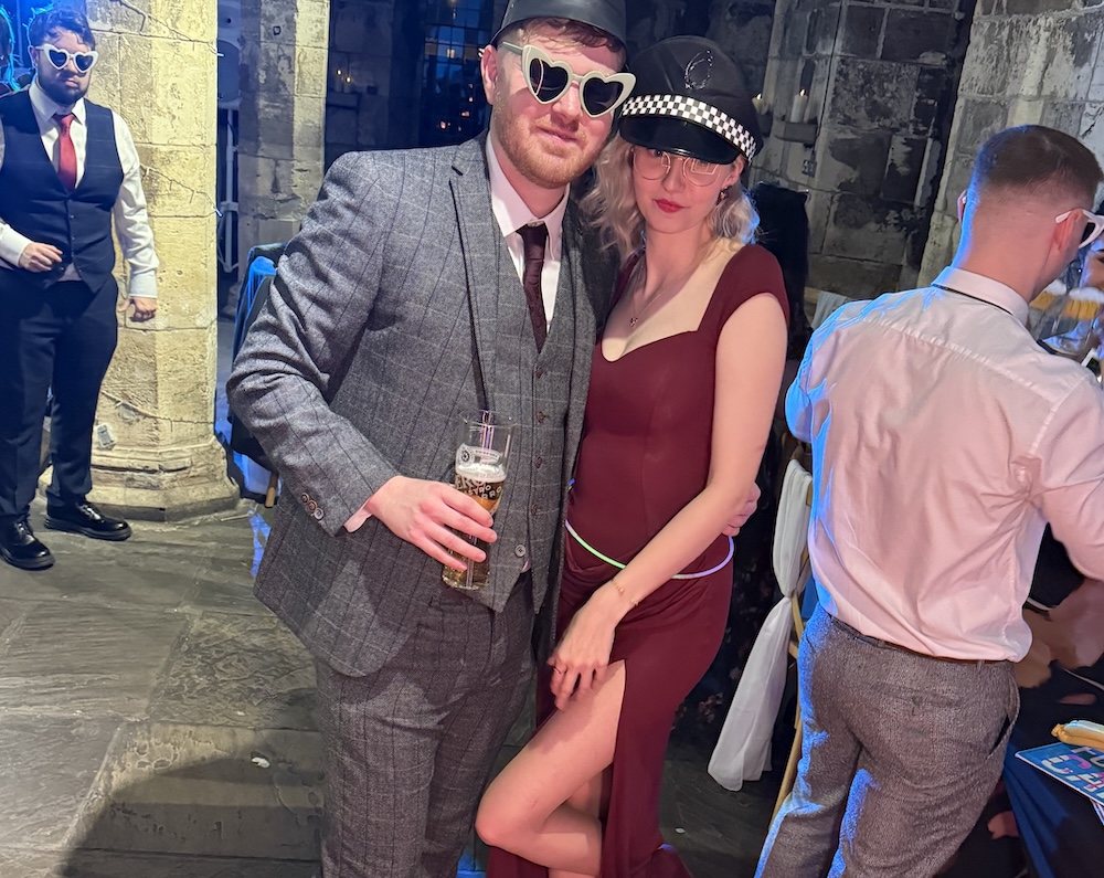 Evening wedding party at The Hospitium