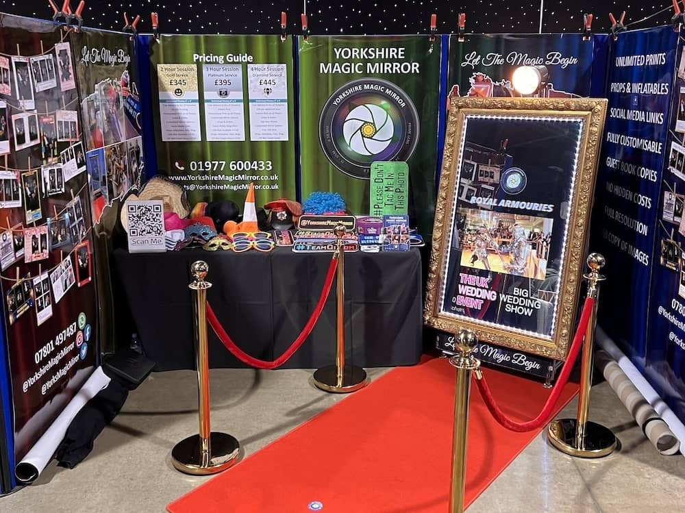 Magic Mirror setup at Leeds Dock