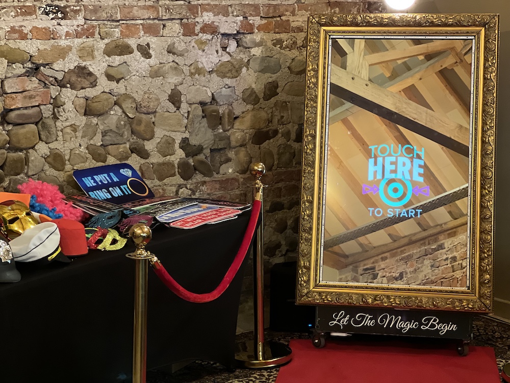 Magic Mirror setup at Cundall Lodge Farm