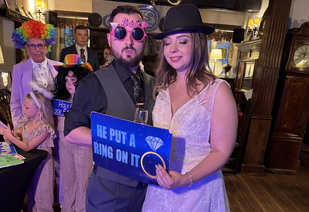 Magic Mirror setup at Holdsworth House