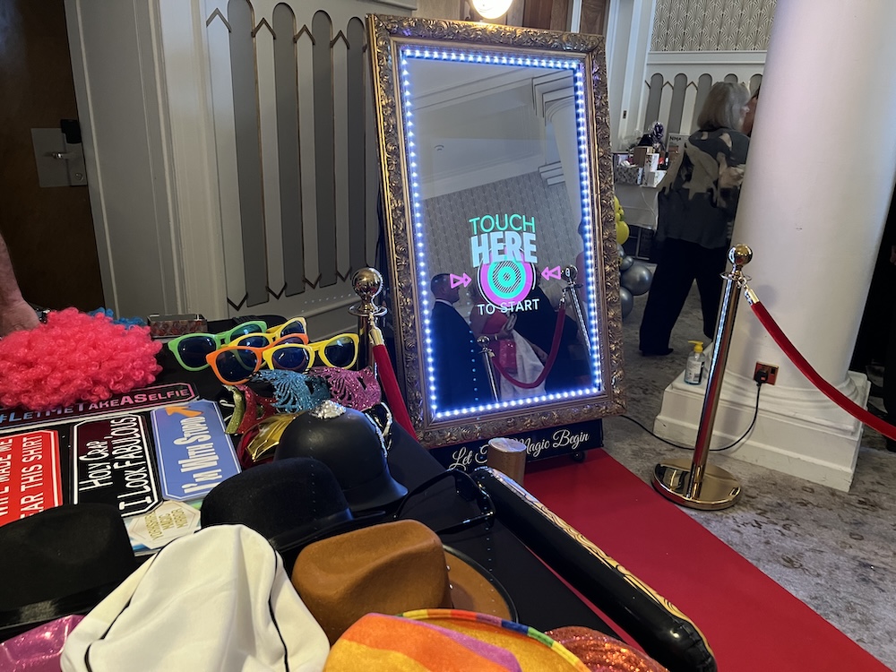 Magic Mirror setup at The Queens Hotel