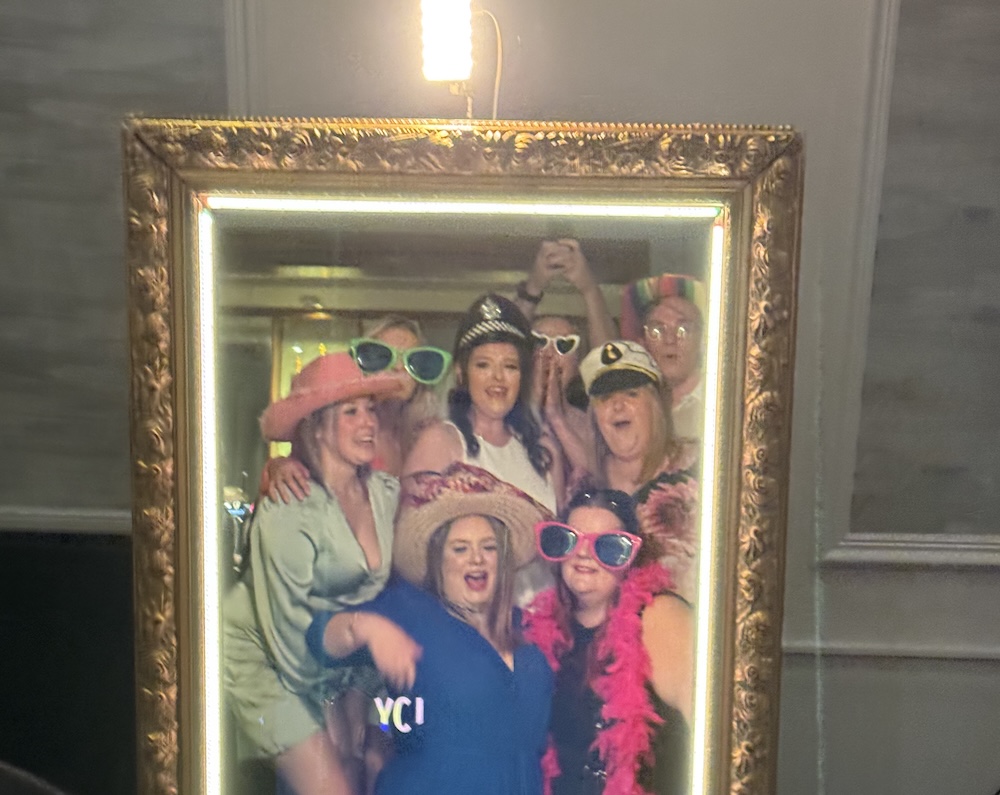 Magic Mirror setup at Thorpe Park