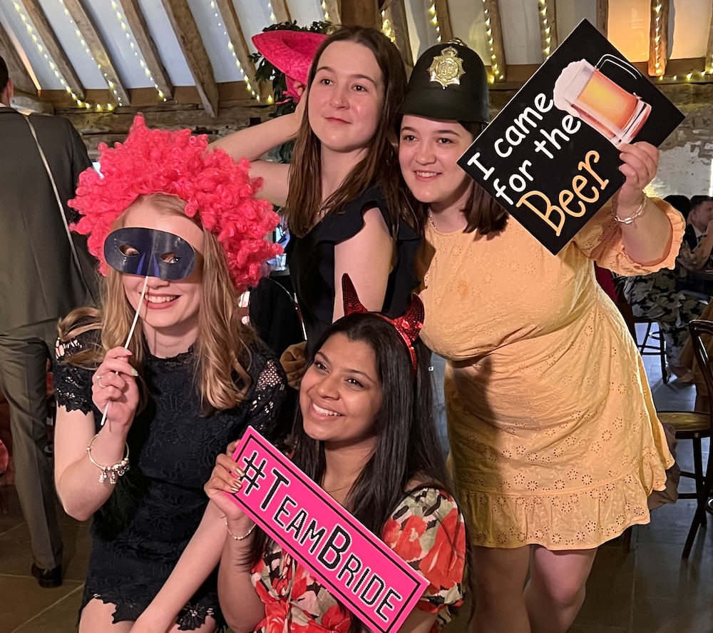 Magic Mirror setup at The Tithe Barn