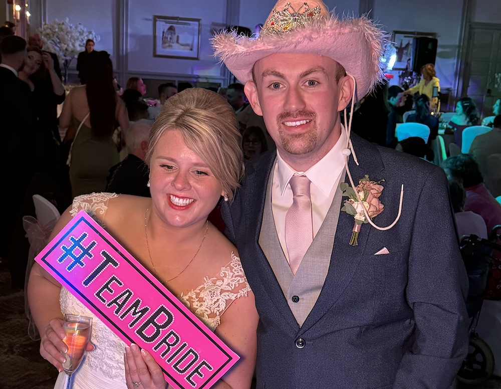 Evening wedding party at Oulton Hall