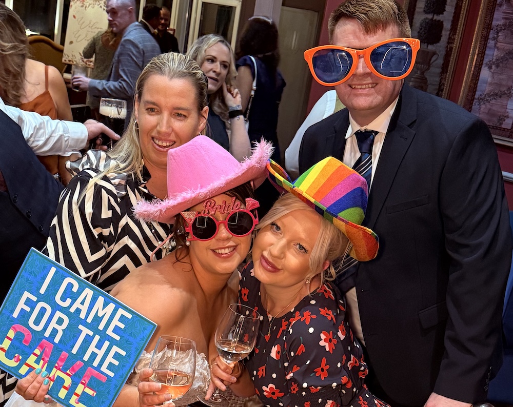 Evening wedding party at The Parsonage