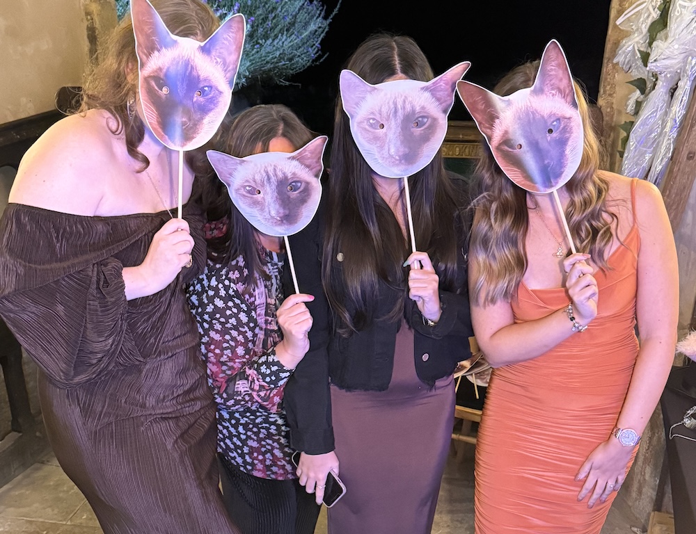 Evening wedding party at The Priest's House