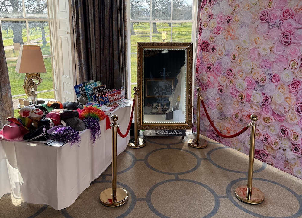 Photo booth fun at Rudding Park