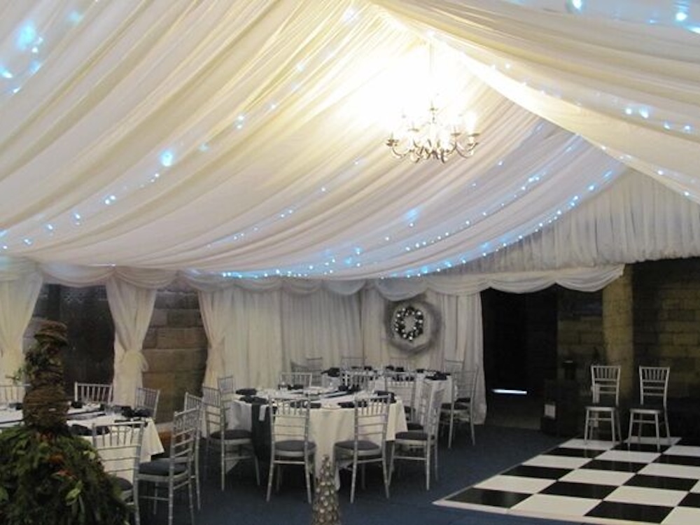 Woodsome Hall wedding reception room